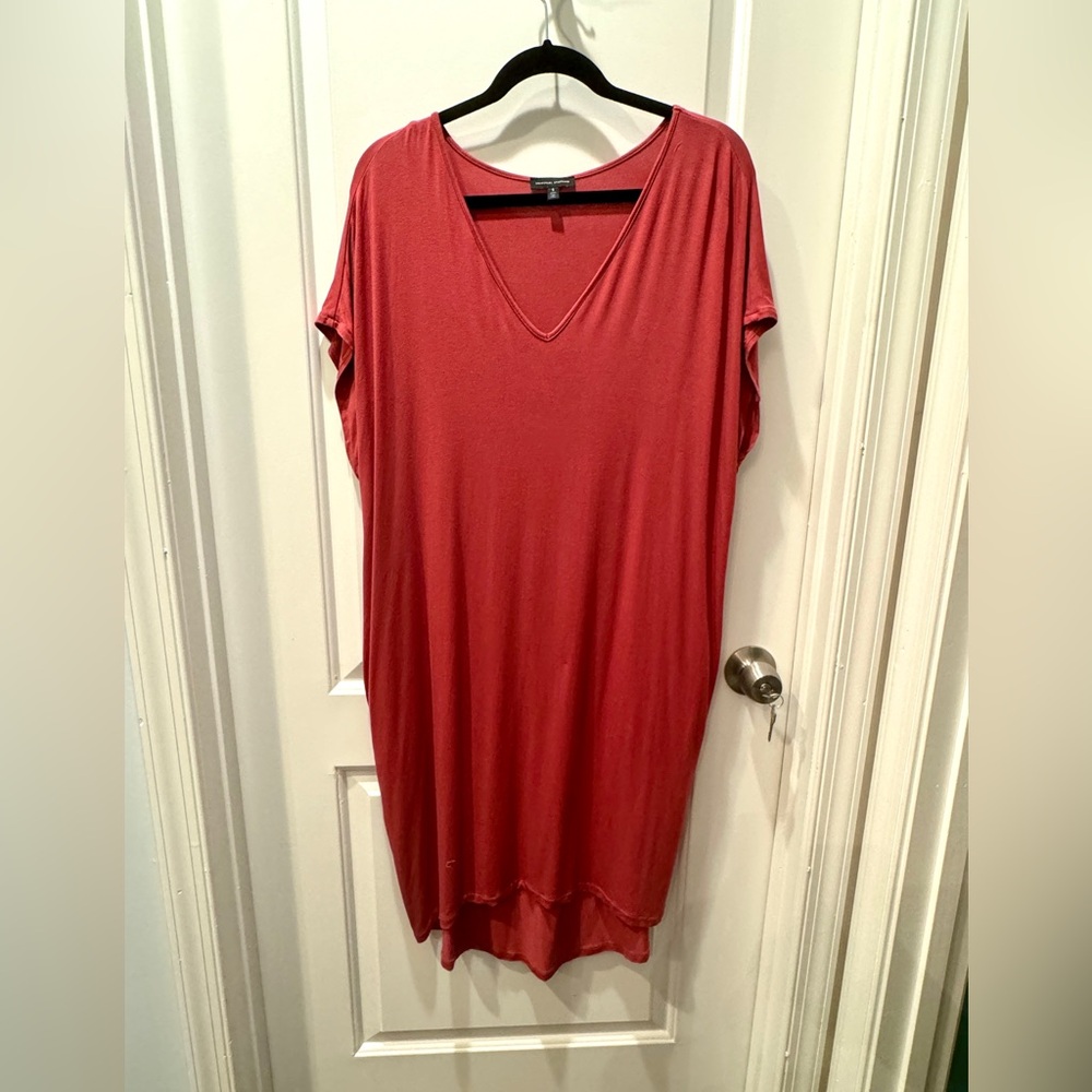 Universal Standard Helen V-Neck Liquid Jersey Shift Dress